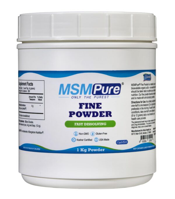 Version 1.0.0 MSMPure MSM polvo frasco disolución rápida