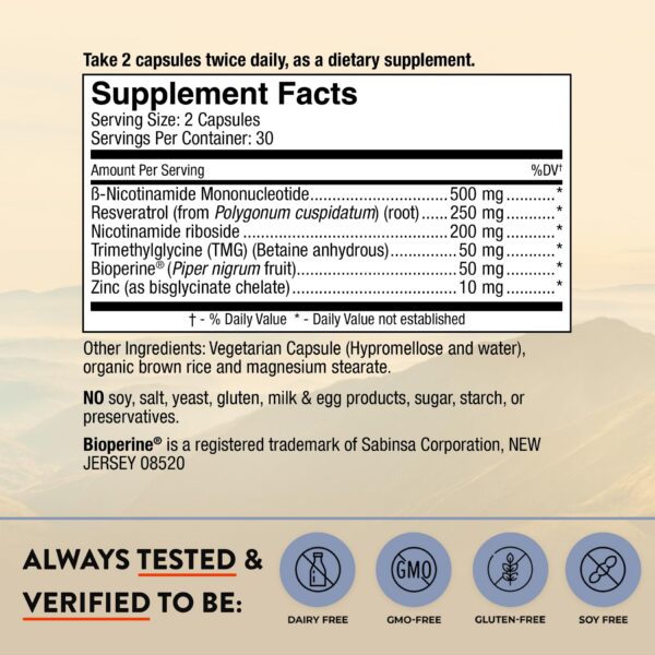 Etiqueta de Mt. Angel NMN NR