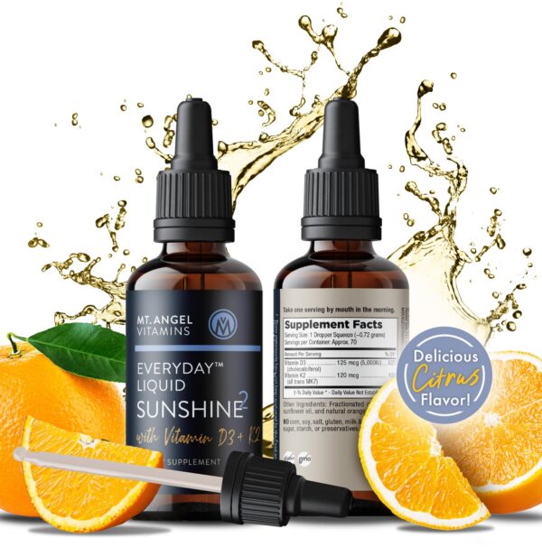 Mt. Angel Vitaminas Suplemento Líquido D3 y K2