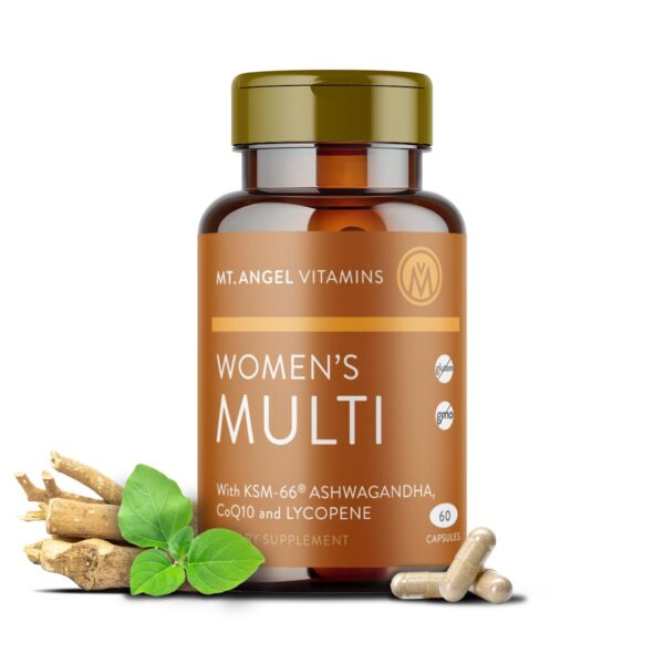 Mt.Angel Vitamins mujer frasco frontal