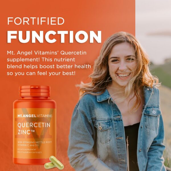 Mt. Angel zinc quercetina bromelina frasco