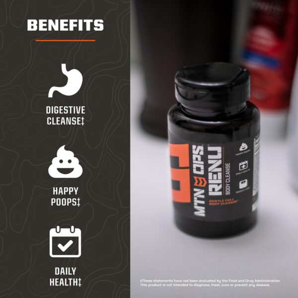 Envase MTN OPS Renu cápsulas para mejorar metabolismo natural