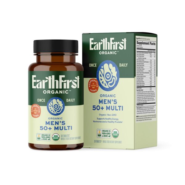 Multi diario orgánico EarthFirst para hombres 50+