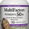 MultiFactors multivitamínico para mujeres 50+ Natural Factors frasco