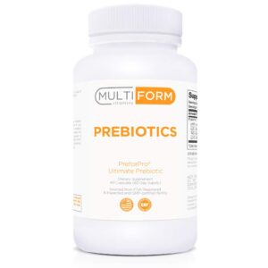 Multiform prebióticos en cápsulas para potenciar probióticos y salud intestinal