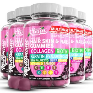 Frasco de Multimane gomitas colageno biotina keratina