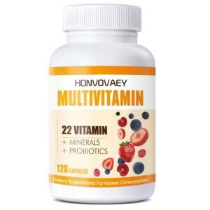 Etiqueta del multivitamínico genérico 120 cápsulas