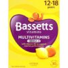 Multivitaminas Bassett's sabor cítrico presentación frasco