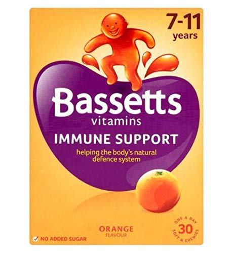 Multivitaminas Bassett's sabor naranja grande frasco