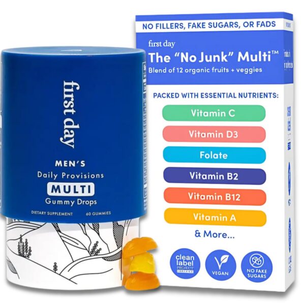 Multivitaminas gominolas FIRST DAY para hombres 30 días