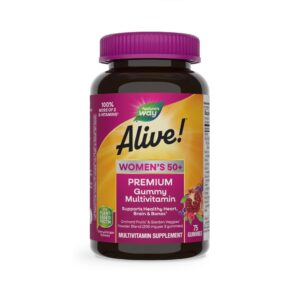Multivitaminas gominolas Nature’s Way Alive! Mujer 50+ frasco