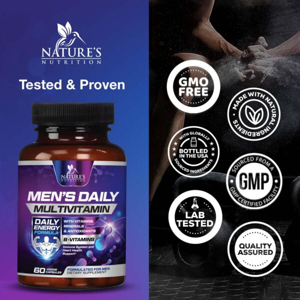 Version 1.0.0 Multivitaminas para hombres cápsulas Nature's Nutrition