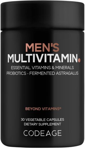 Version 1.0.0 Multivitaminas para hombres Codeage 30 cápsulas veganas