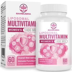 Multivitaminas liposomales Sambugra 60 cápsulas veganas para mujeres