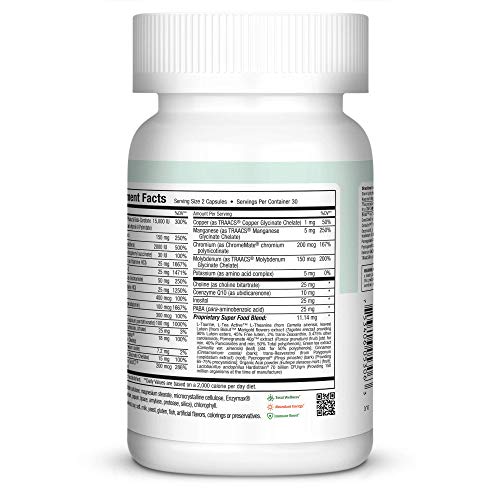 Multivitaminas Maxi Health, detalle de las cápsulas