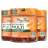 Multivitaminas MegaFood mujer gomitas sabor mandarina paquete 3