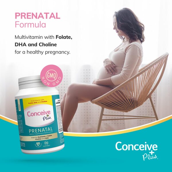 Multivitaminas prenatal Conceive Plus para mujeres