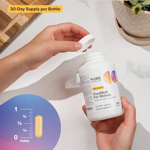 Version 1.0.0 Multivitaminas PureMulti PureFormulas suplemento diario mujeres