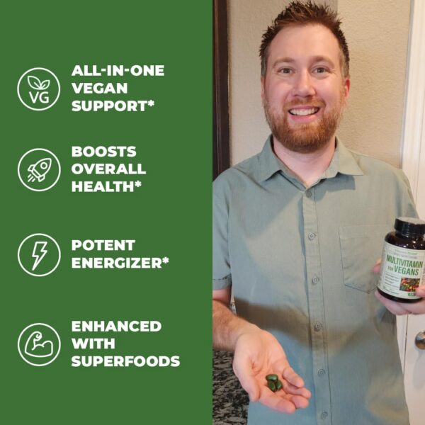 Multivitaminas veganas Vimerson con vitaminas y minerales esenciales para hombre