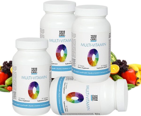 Version 1.0.0 Paquete 4 multivitaminas Yes You Can 30 tabletas