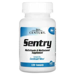 Multivitamínico 21st Century Sentry para hombres 120 tabletas