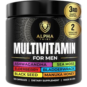 Multivitamínico Alpha Tribe para hombres con musgo marino