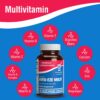 Multivitamínico AVED Eze tabletas en mano