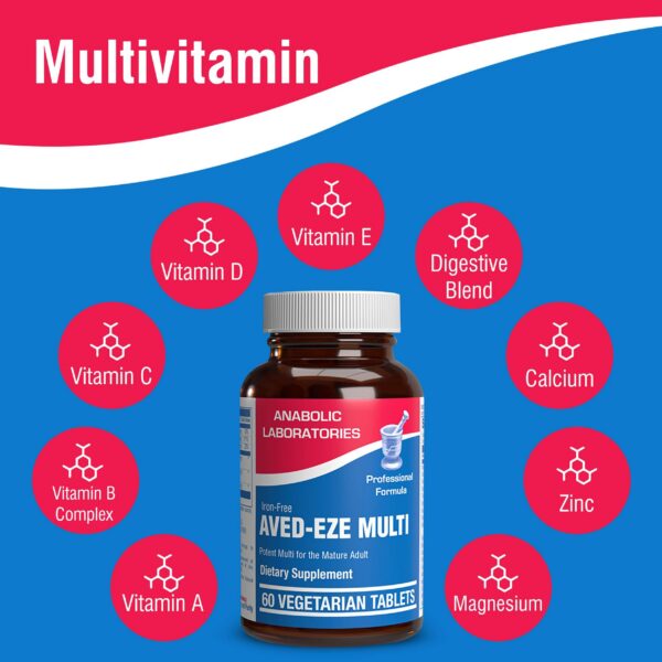 Multivitamínico AVED Eze tabletas en mano