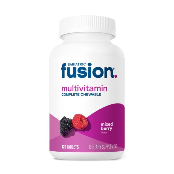 Multivitamínico Bariatric Fusion masticable sabor mezcla de bayas
