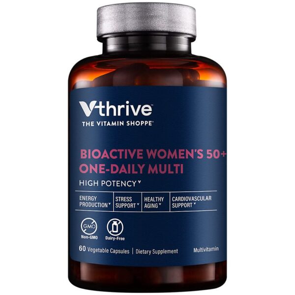 Version 1.0.0 Multivitamínico bioactivo para mujeres Vthrive 60 cápsulas vegetarianas