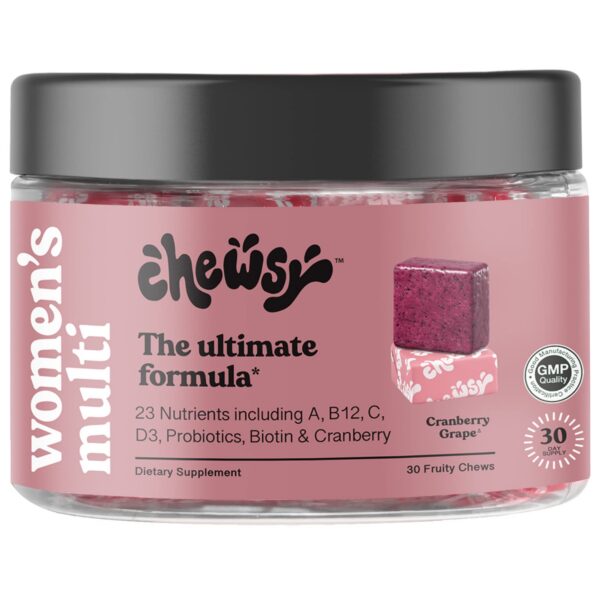 Version 1.0.0 Multivitamínico CHEWSY para mujeres 30 unidades