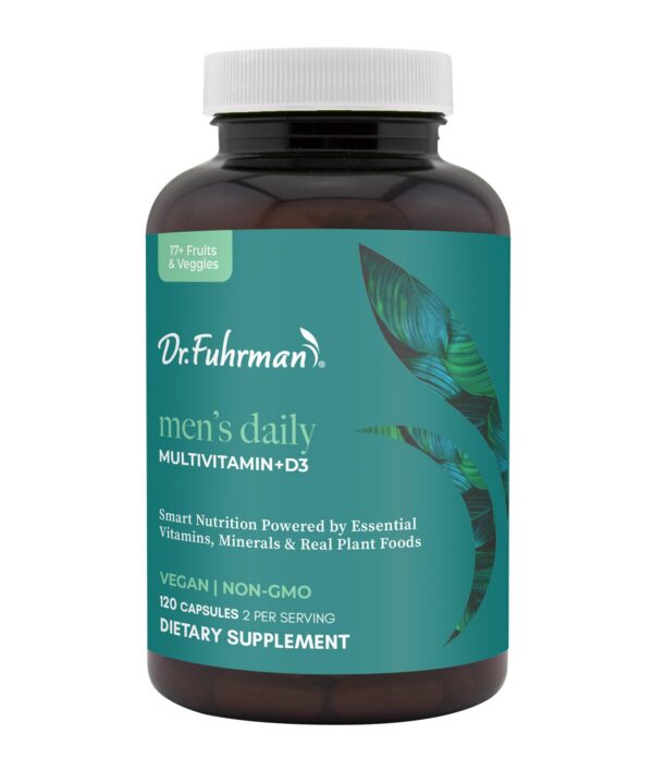 Multivitamínico Dr. Fuhrman para hombres mayores 50 120 cápsulas veganas