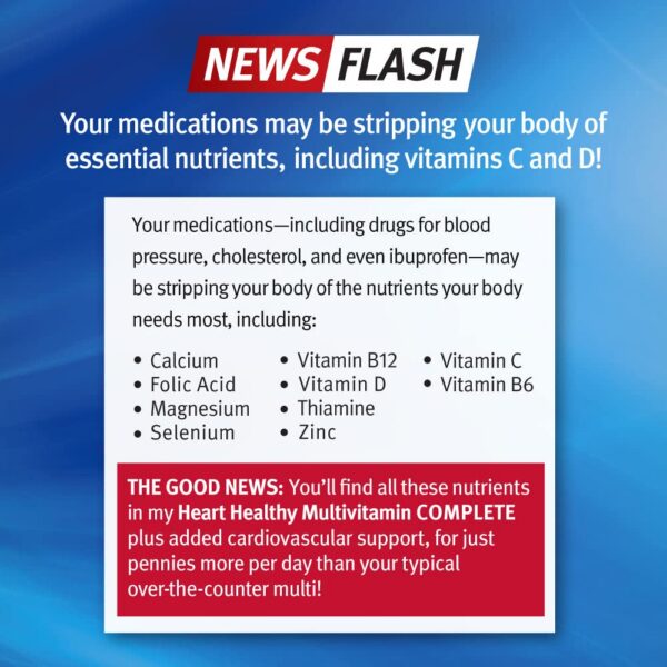 Multivitamínico Dr. Sinatra con antioxidantes y vitaminas esenciales