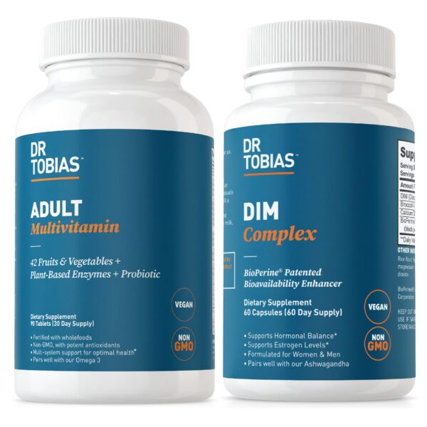 Version 1.0.0 Multivitamínico Dr Tobias con complejo DIM y equilibrio hormonal