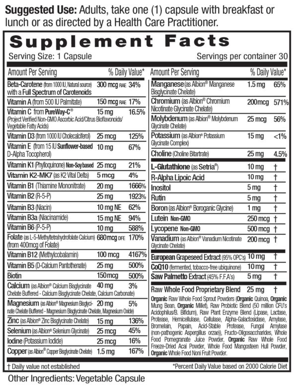 Multivitamínico EMERALD LABS para hombres 45+ segunda imagen
