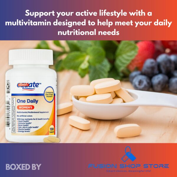 Multivitamínico Equate apoyo metabolismo energético y bienestar femenino