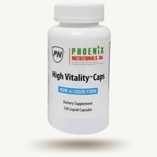Multivitamínico High Vitality cápsulas gel frasco frontal