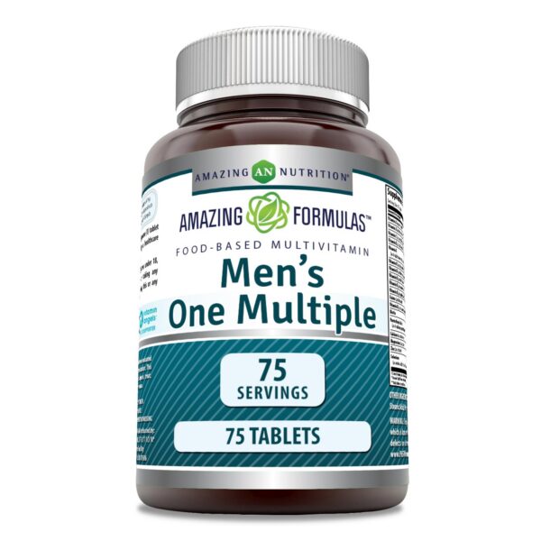 Version 1.0.0 Multivitamínico Amazing Formulas para hombres botella 75 tabletas