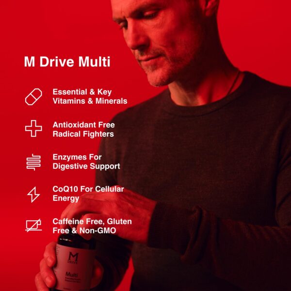 Multivitamínico para hombres con enzimas digestivas