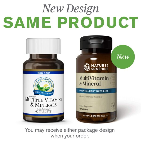 Multivitamínico para hombres y mujeres con hierbas saludables