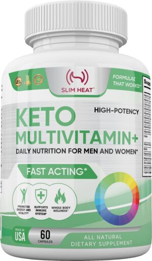 Version 1.0.0 Multivitamínico keto natural para mujeres y hombres Slim Heat 30 días