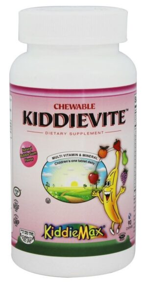 Multivitamínico KiddieVite masticable para niños