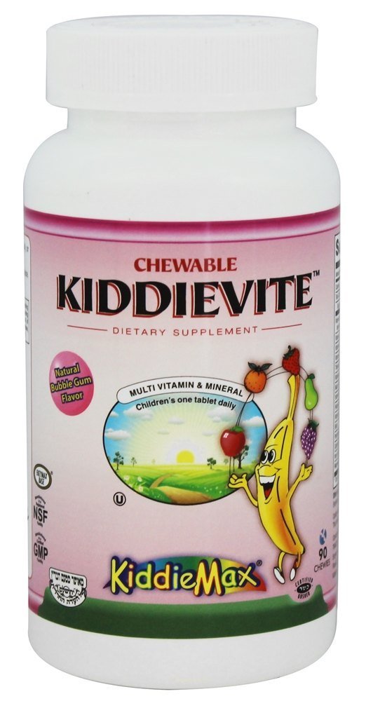 Multivitamínico KiddieVite masticable para niños