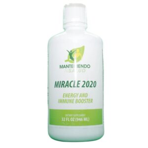 Version 1.0.0 Multivitamínico líquido Miracle 2020 botella 32 oz Manteniendo Tu Salud