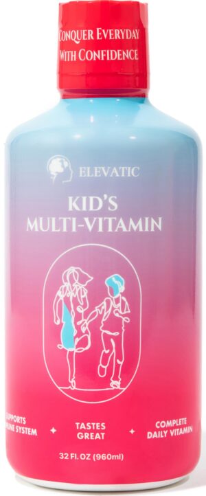 Version 1.0.0 Multivitamínico líquido para niños Elevatic botella 960 ml