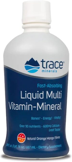 Multivitamínico líquido Trace Minerals botella 30 onzas