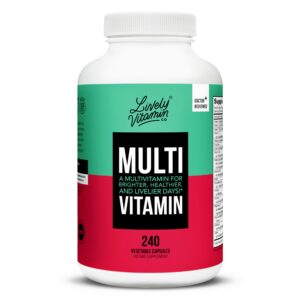 Multivitamínico LIVELY VITAMIN CO 240 cápsulas frontis