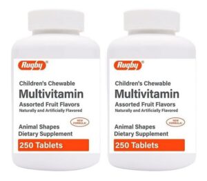 Multivitamínico masticable para niños AmeriCan Goods paquete frontal