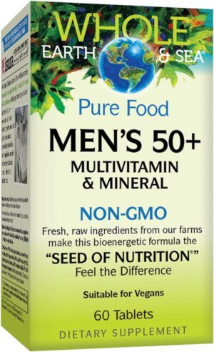 Multivitamínico y Mineral Natural Factors Hombres 50+