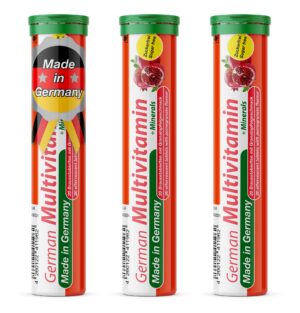 Version 1.0.0 Multivitamínico + minerales efervescente T&D 60 porciones sabor granada